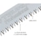 Silky Saws Silky Professional Series TSURUGI Curved Hand Saw 370mm Large Teeth 454-37 - alternate 2